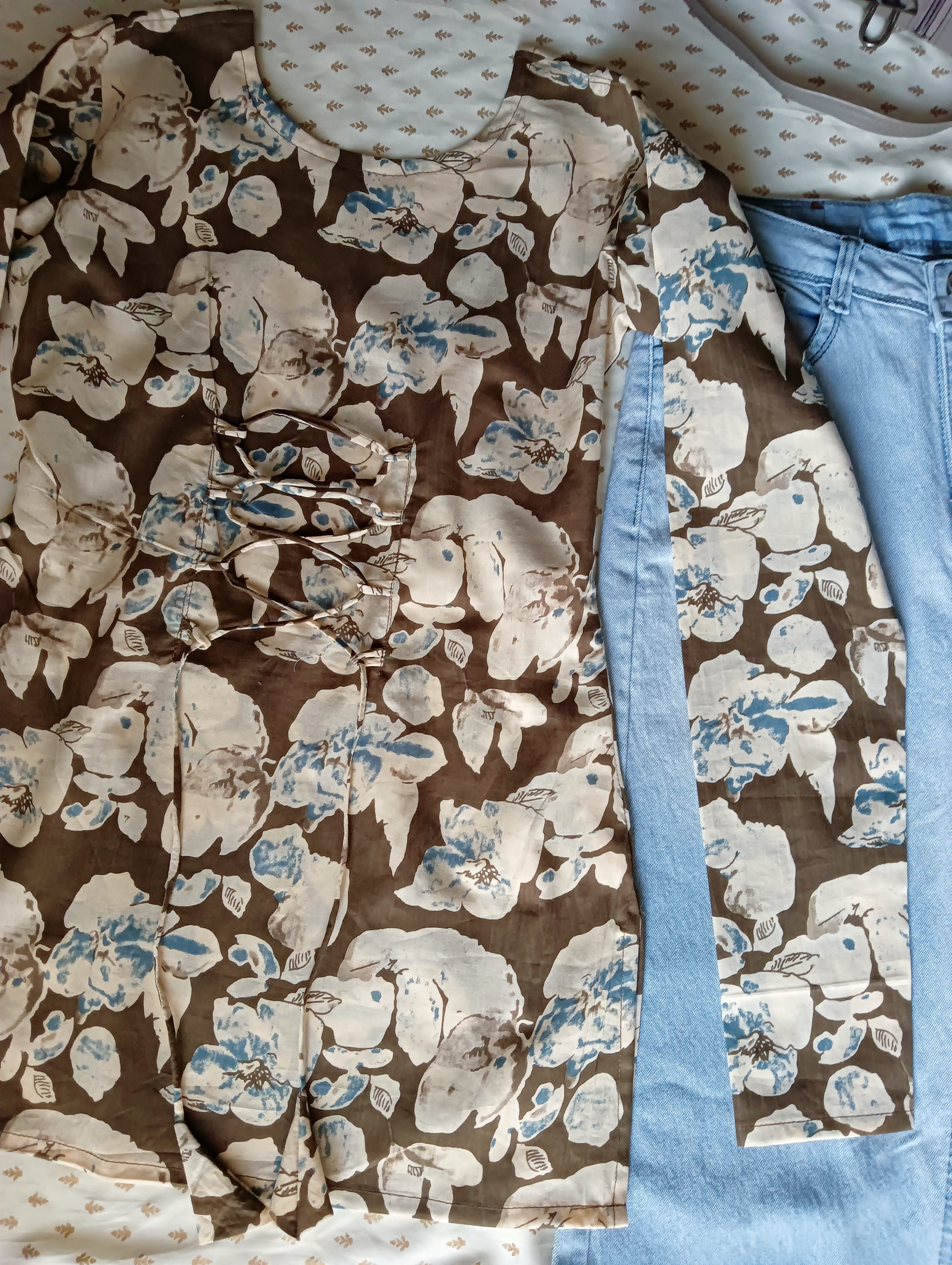 Floral Printed Kurti for Women | Soft Cotton Casual Wear Kurti